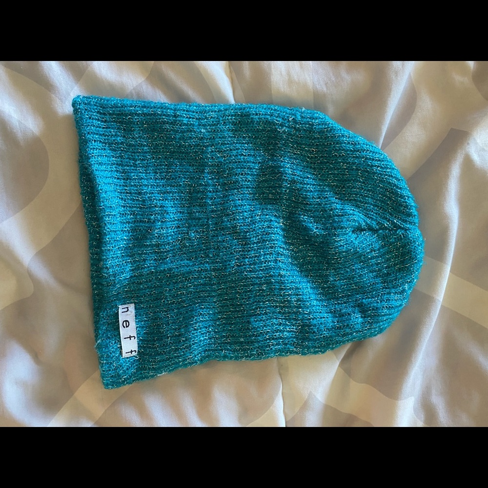 Sparkly Neff beanie.